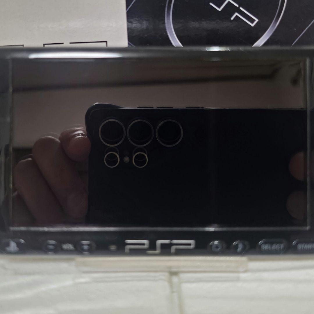 228】焼けあり】【完品】PSP 3000　ピアノブラック　箱付き　新品電池