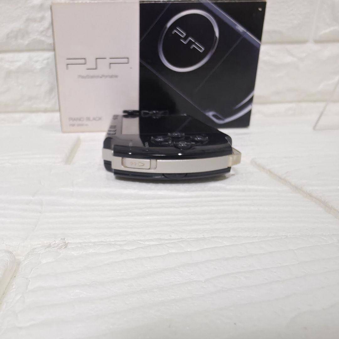 228】焼けあり】【完品】PSP 3000　ピアノブラック　箱付き　新品電池