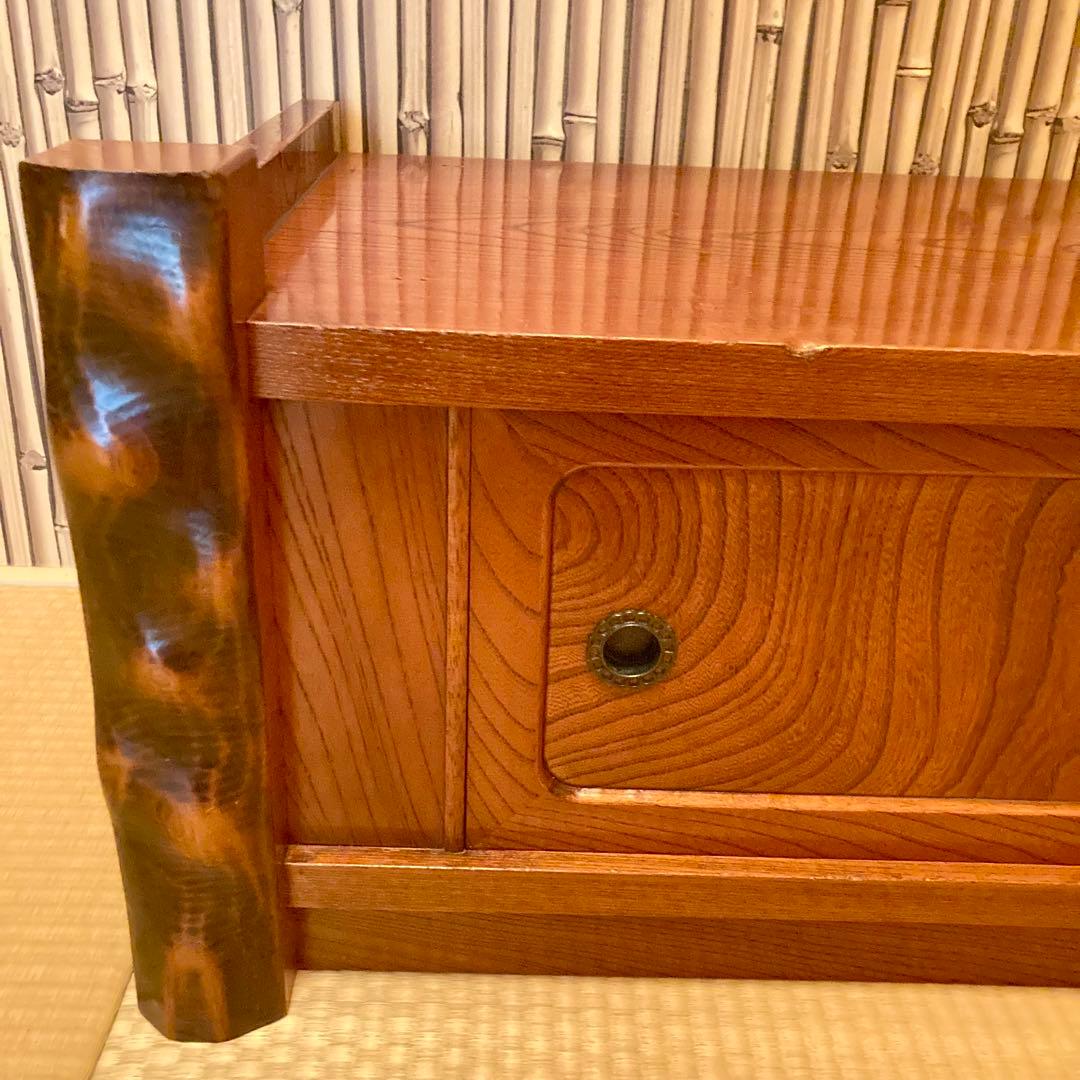 和風 和室 床の間 置き床 茶道具 コンパクト置床 昭和レトロ 車内和室化