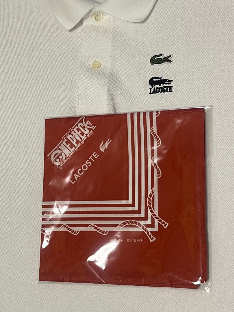 ONE PIECE × LACOSTE コラボポロシャツ バンダナ付き！