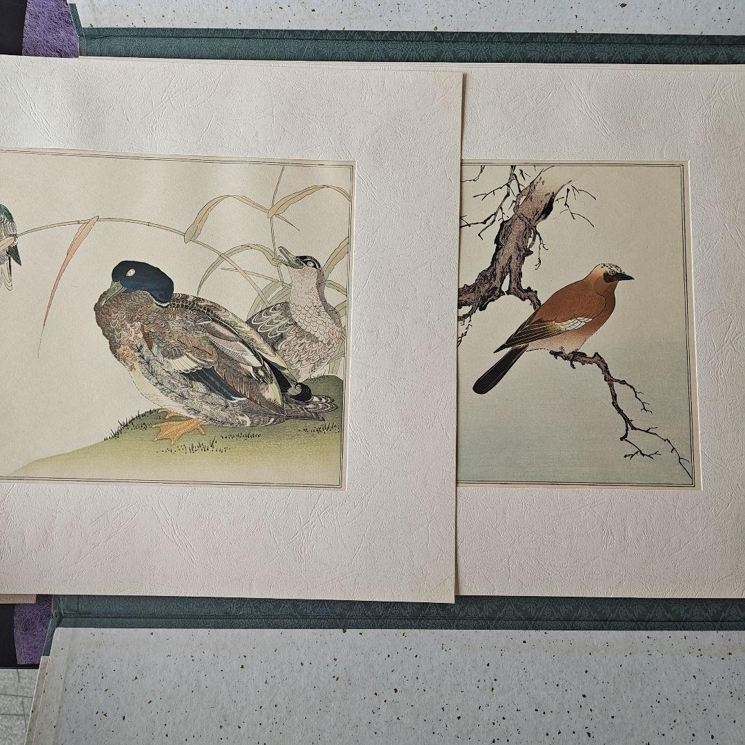 早い者勝ち　15点セット 画集 喜多川歌麿『百千鳥』全揃い手摺木版画紙箱