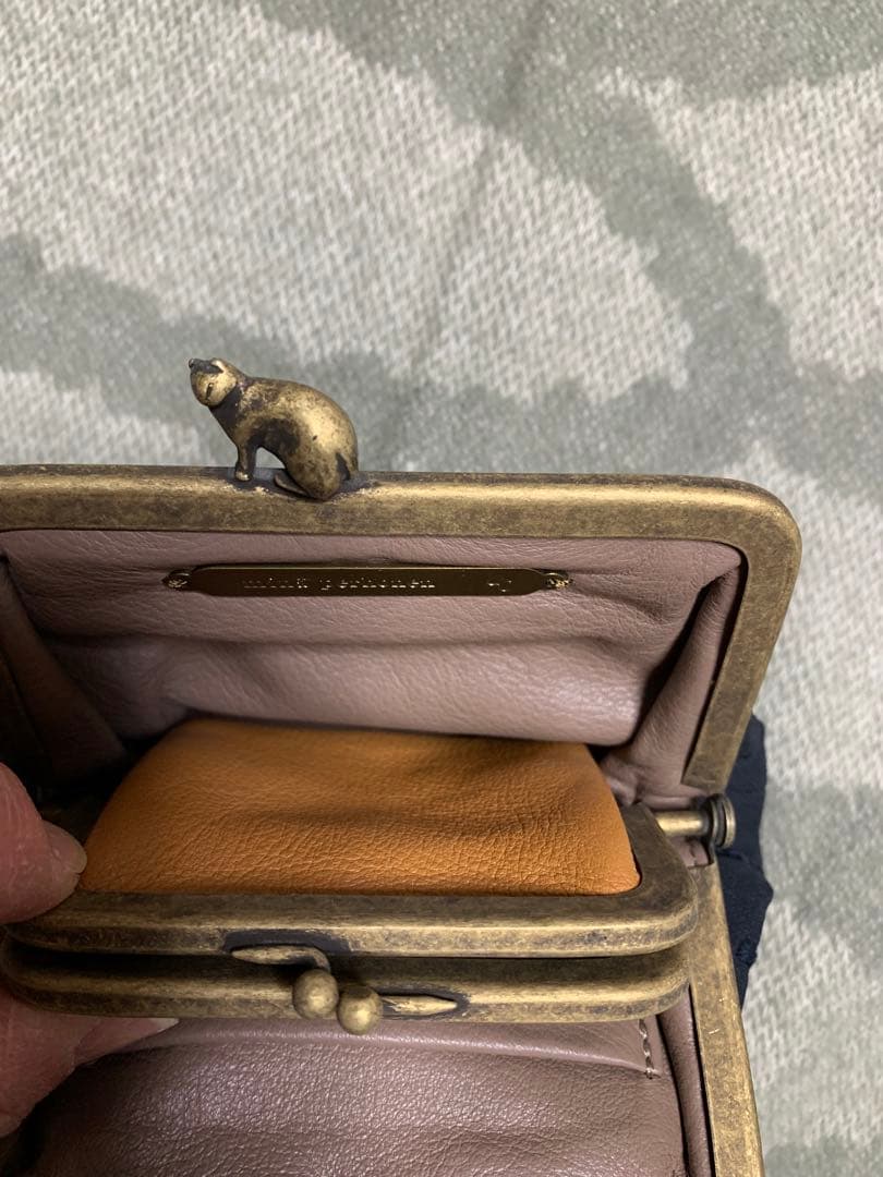 あかいくるまです　ミナペルホネンタンバリンダークネイビーカドルパース