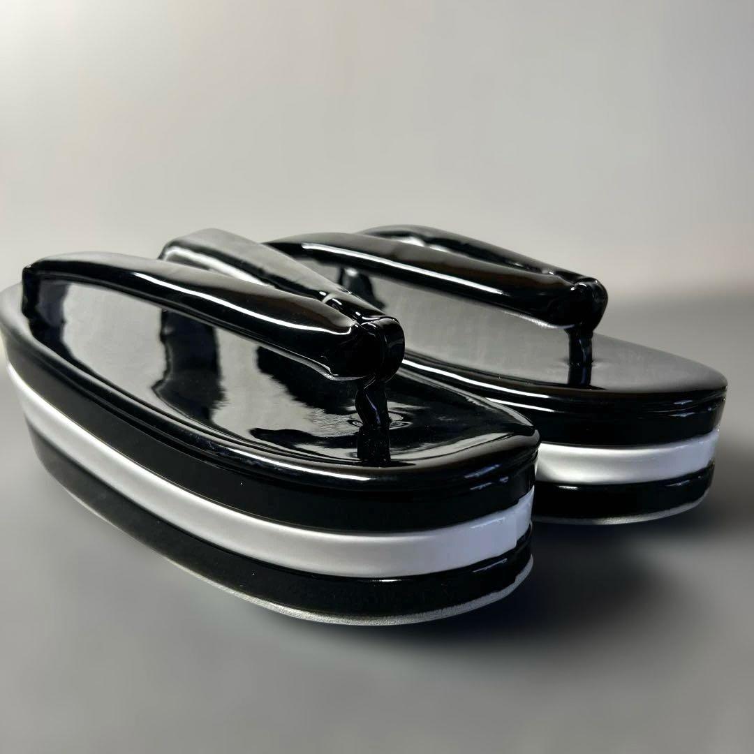 エナメル厚底草履バッグセット/NO.12