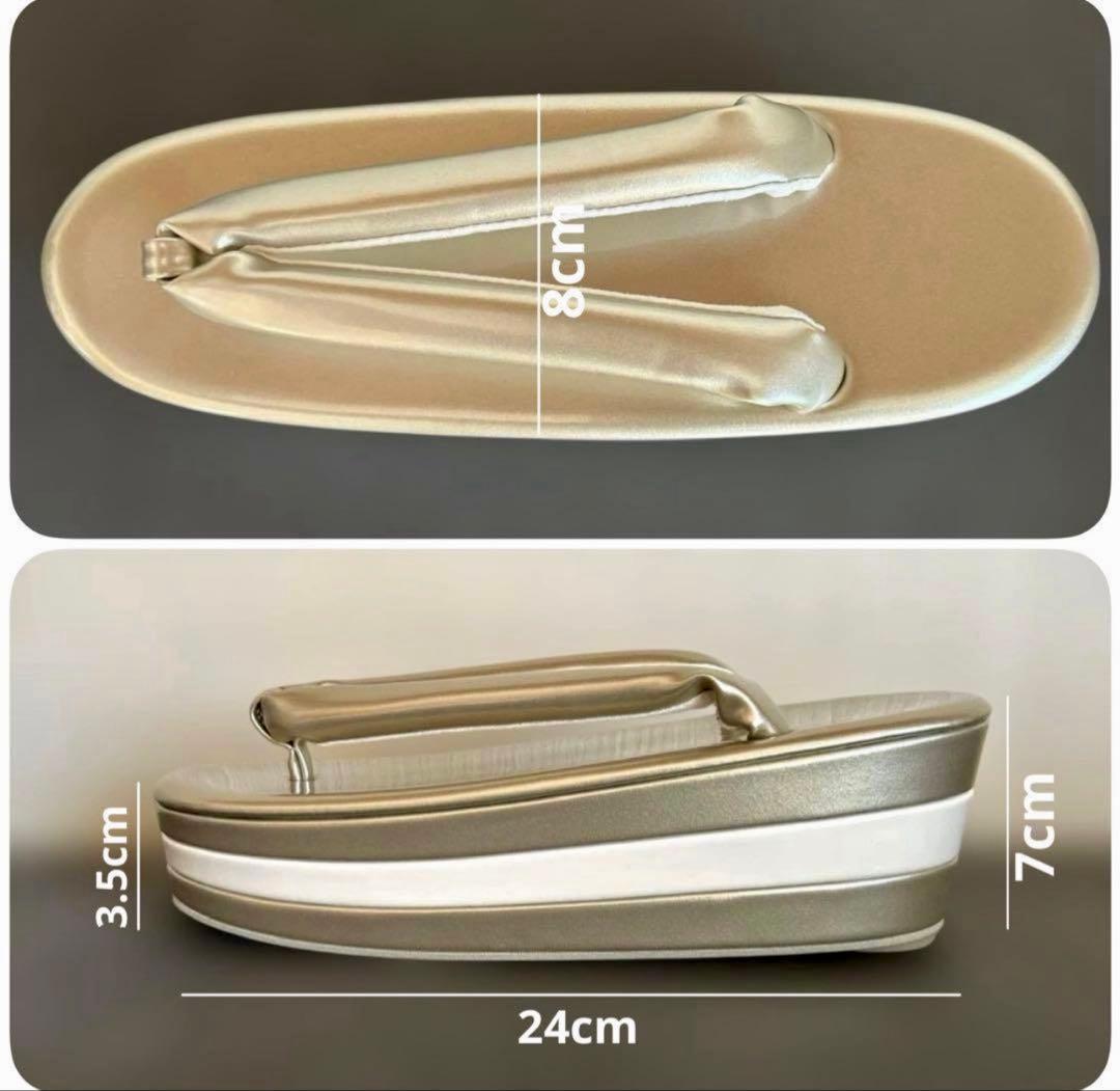 エナメル厚底草履バッグセット/NO.12