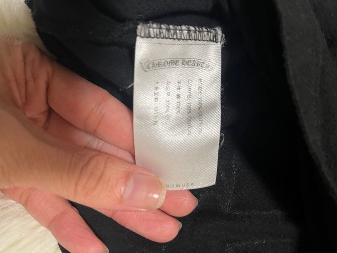 CHROME HEARTS ホースシューフローラルクロスブラックロンT