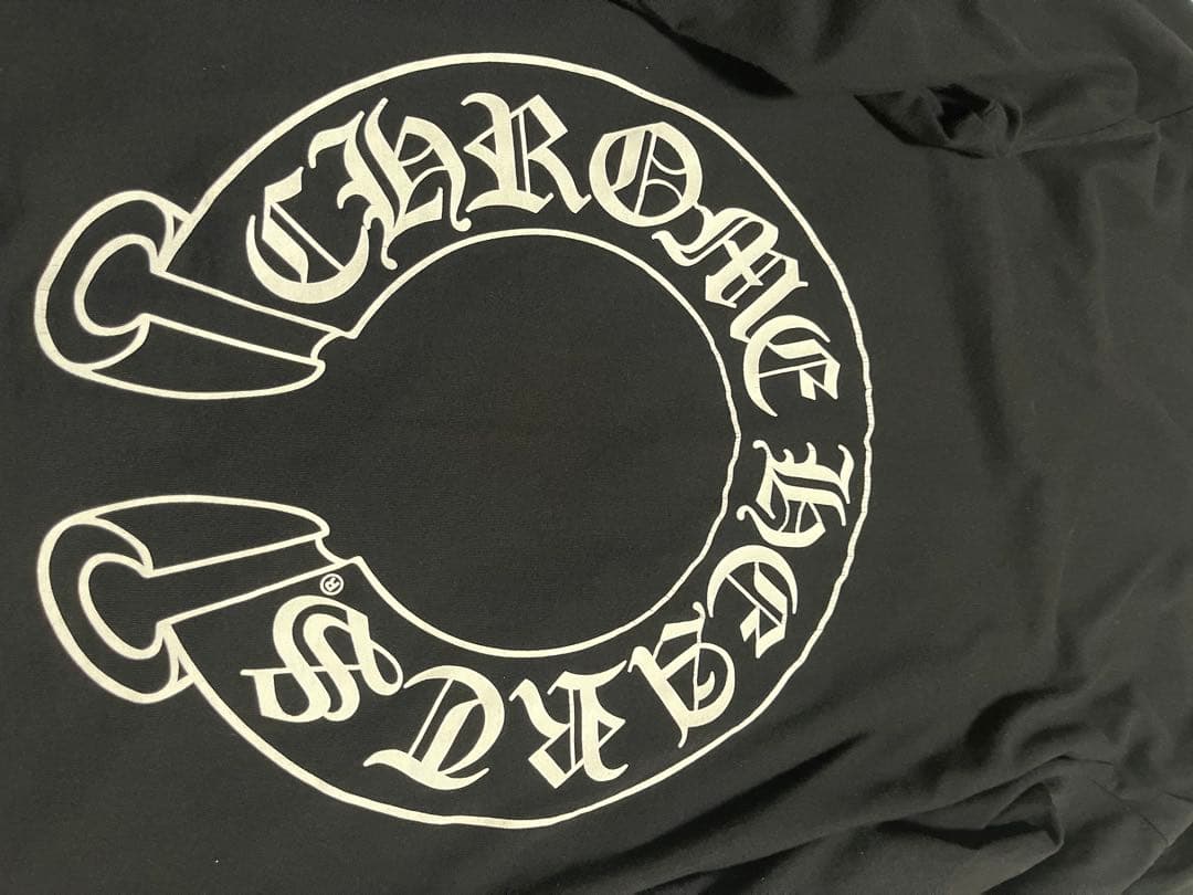 CHROME HEARTS ホースシューフローラルクロスブラックロンT