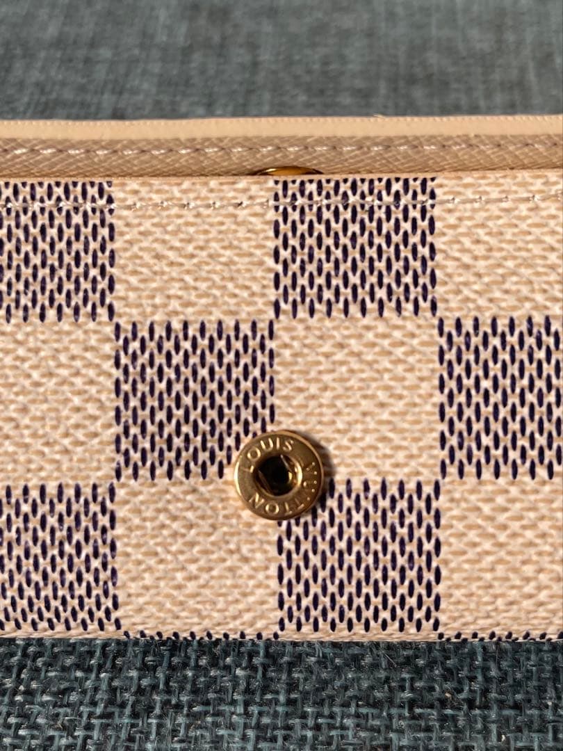 新品　ルイヴィトン　ミュルティクレ4　キーケースダミエ　アズール