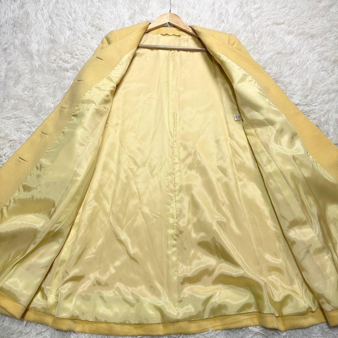 セリーヌ コート ジェーシーシー期 L相当 イエロー ロング丈
