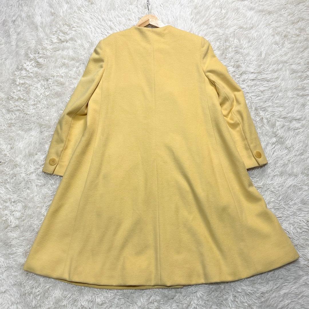 セリーヌ コート ジェーシーシー期 L相当 イエロー ロング丈
