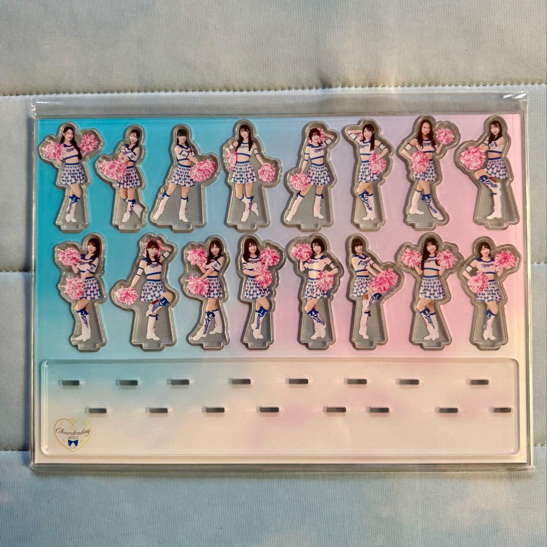 プ*ン様 中日ドラゴンズ☆チアドラ　２点セット　サイン色紙　アクリルスタンド