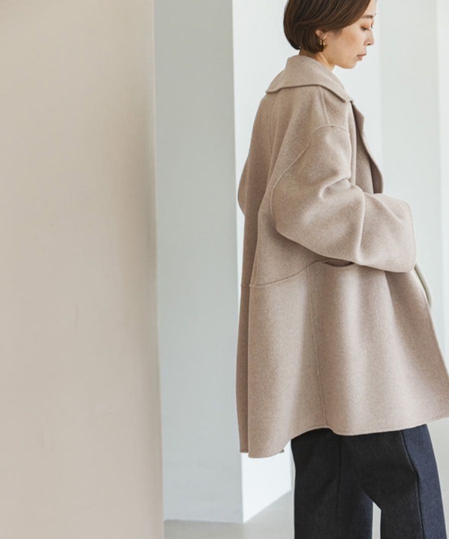 美品【定価59,400円】Noble Super160リバーミドルコート36