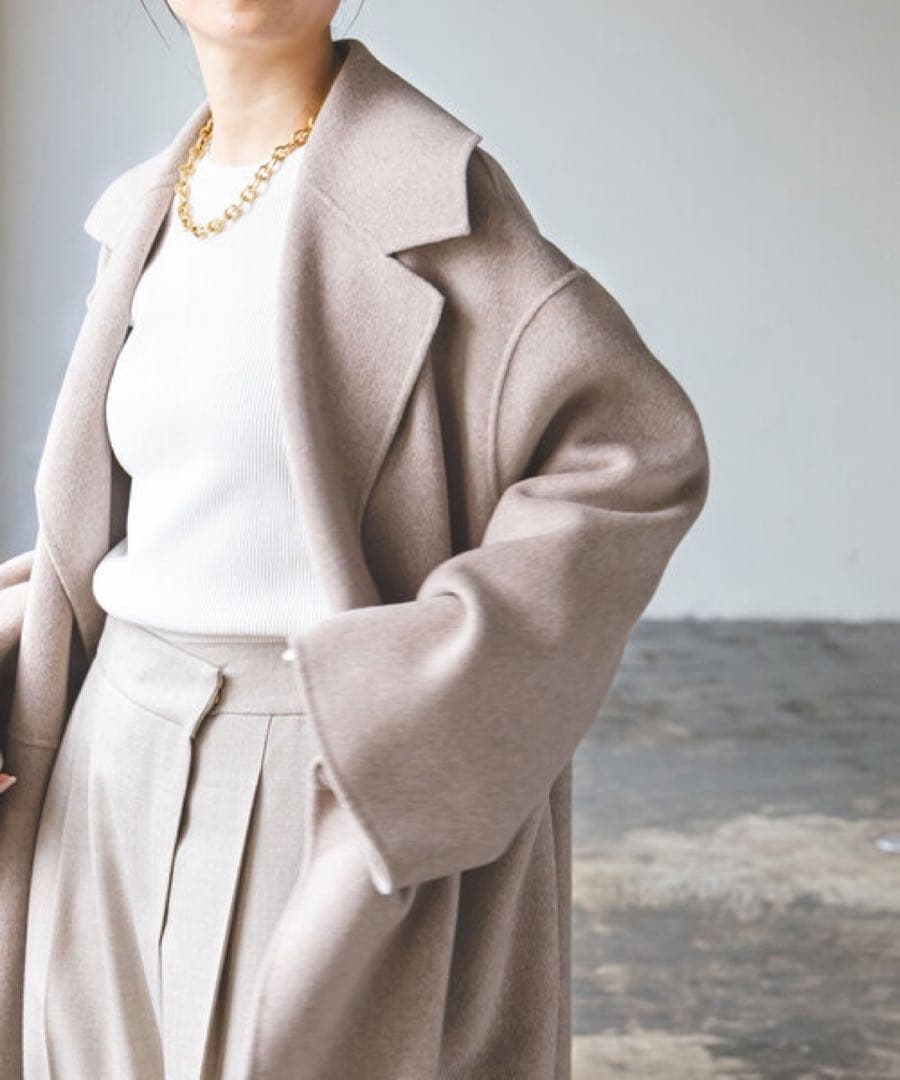 美品【定価59,400円】Noble Super160リバーミドルコート36