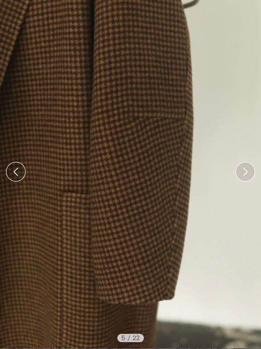 ※ジジ※Todayful オーバーチェックコート