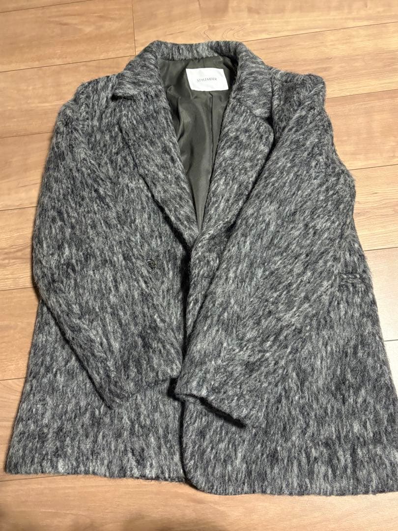 う*み様 シャギーテーラードジャケット　STYLEMIXER M