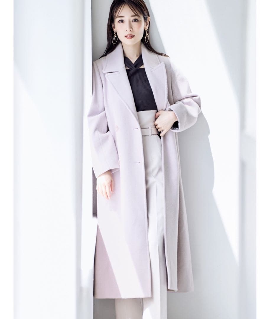 新品　20900円　MERCURYDUO ウールチェスターコート　泉里香　美香