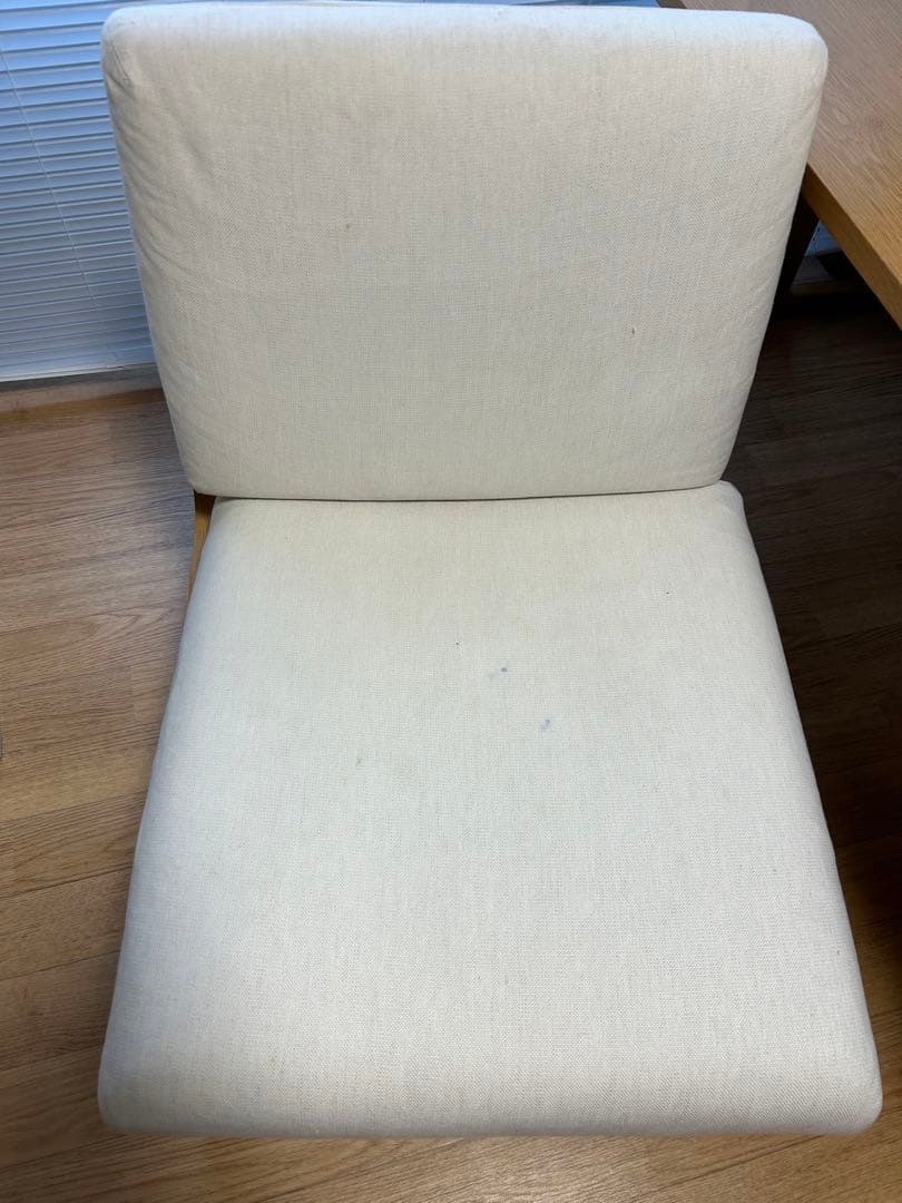 無印良品 リビングでもダイニングでもつかえるソファチェア・オーク材