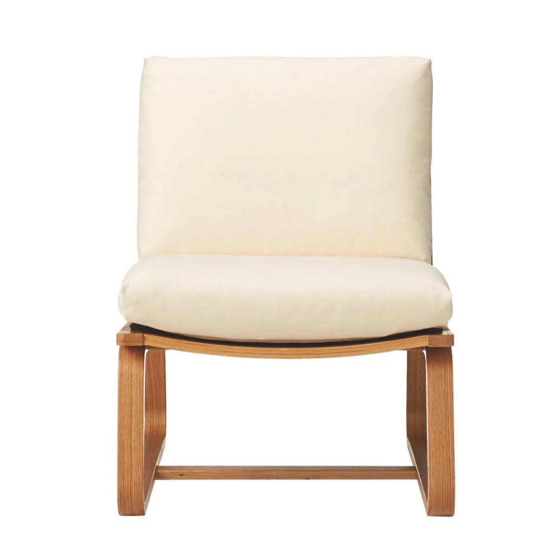 無印良品 リビングでもダイニングでもつかえるソファチェア・オーク材