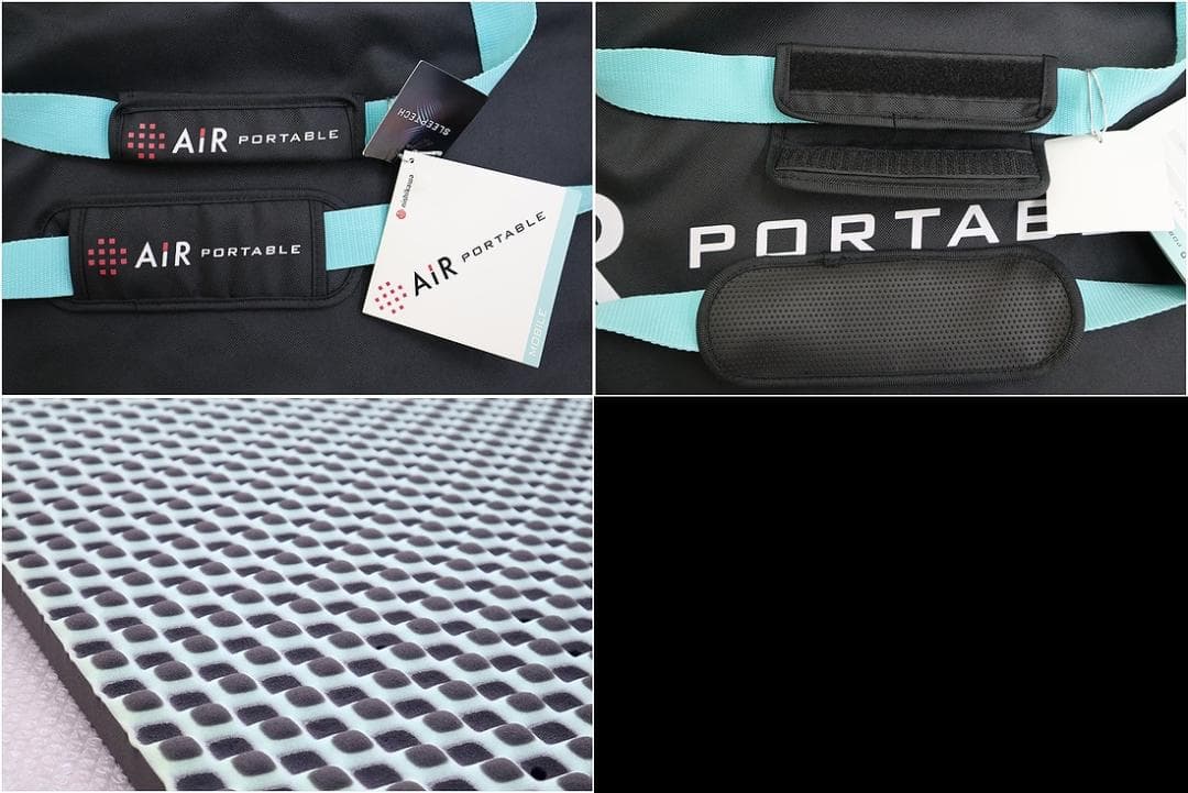 極美品 西川 Air エアーポータブル モバイルマット 持ち運び マット 寝具