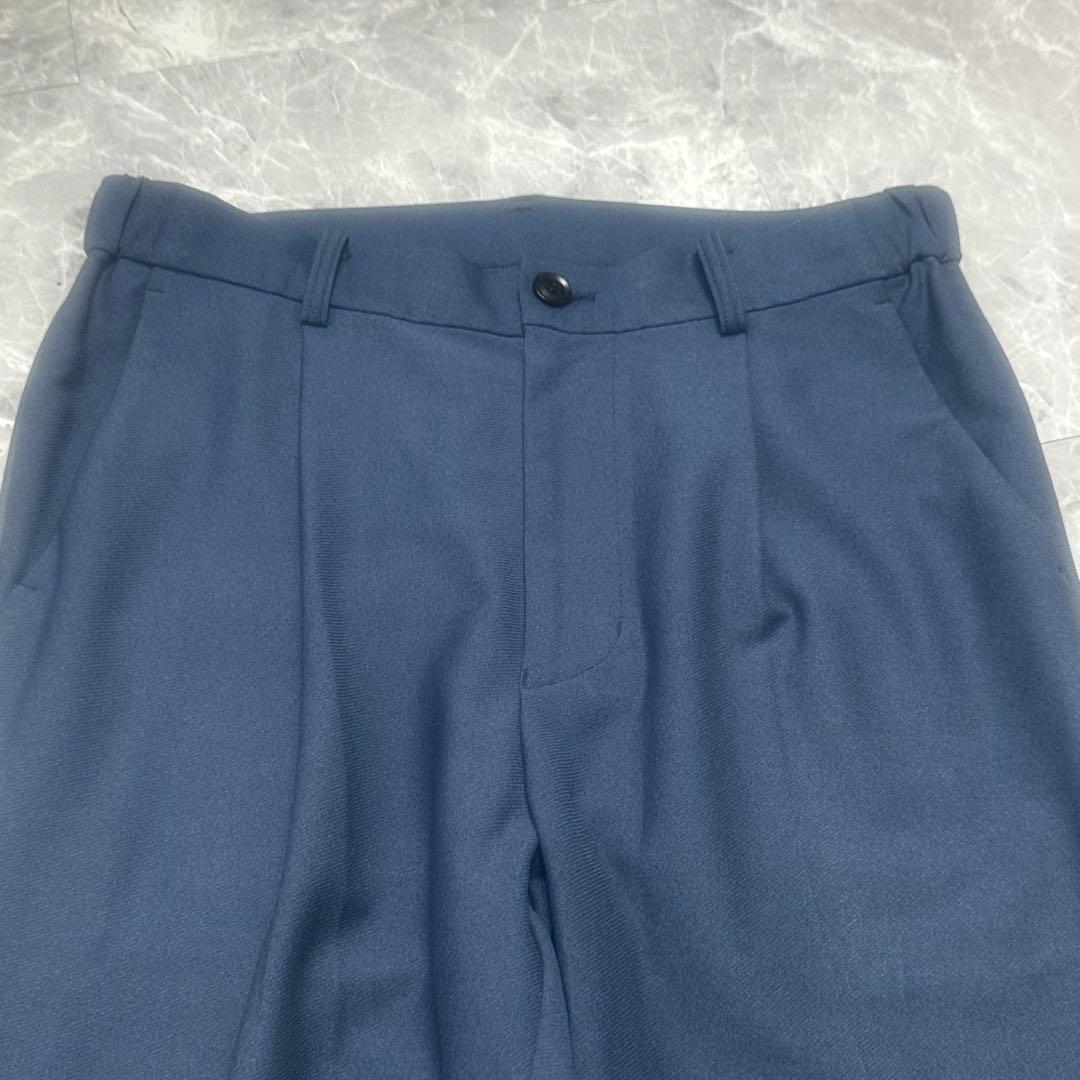 Factelier デイリーウォッシャブル　 セットアップ 扇原コラボ　L 紺