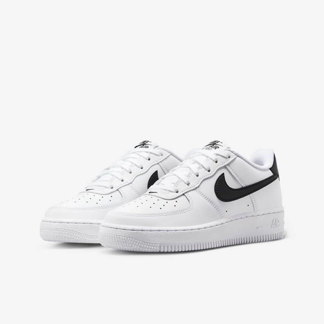 【新品24.5cm】NIKE｜エアフォース１GS｜ホワイト/ブラック