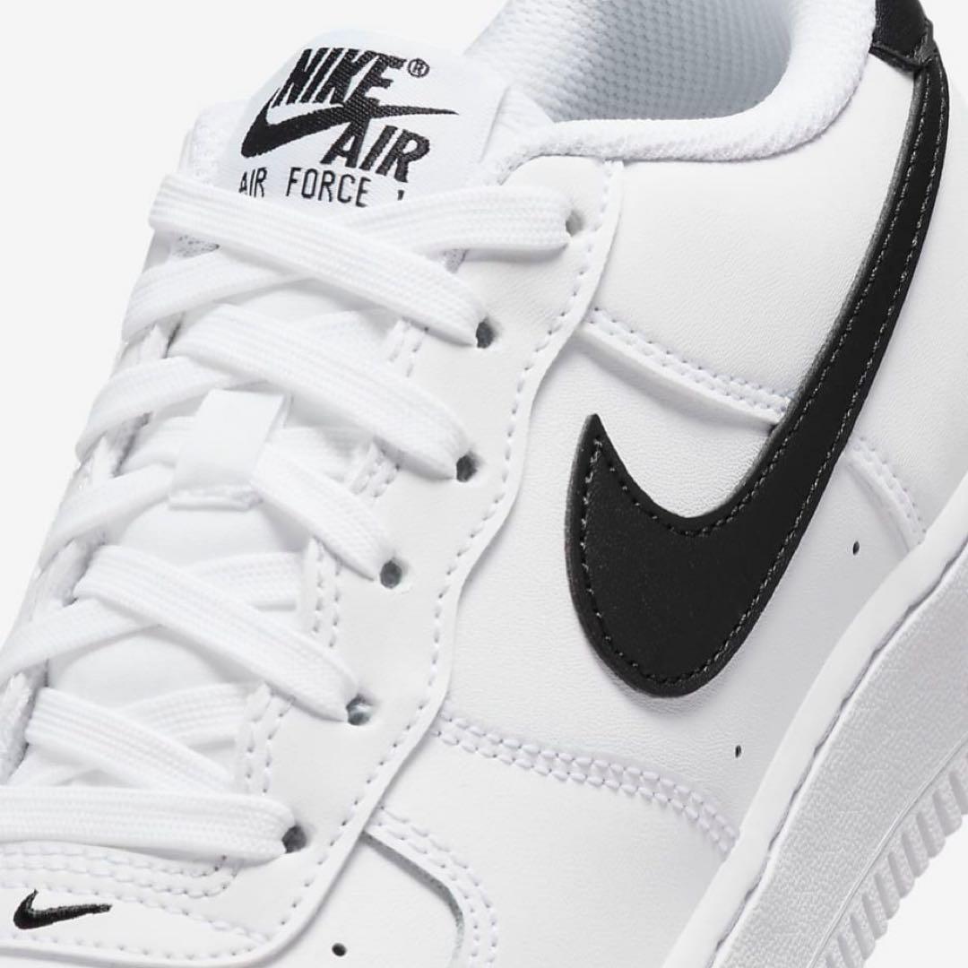 【新品24.5cm】NIKE｜エアフォース１GS｜ホワイト/ブラック