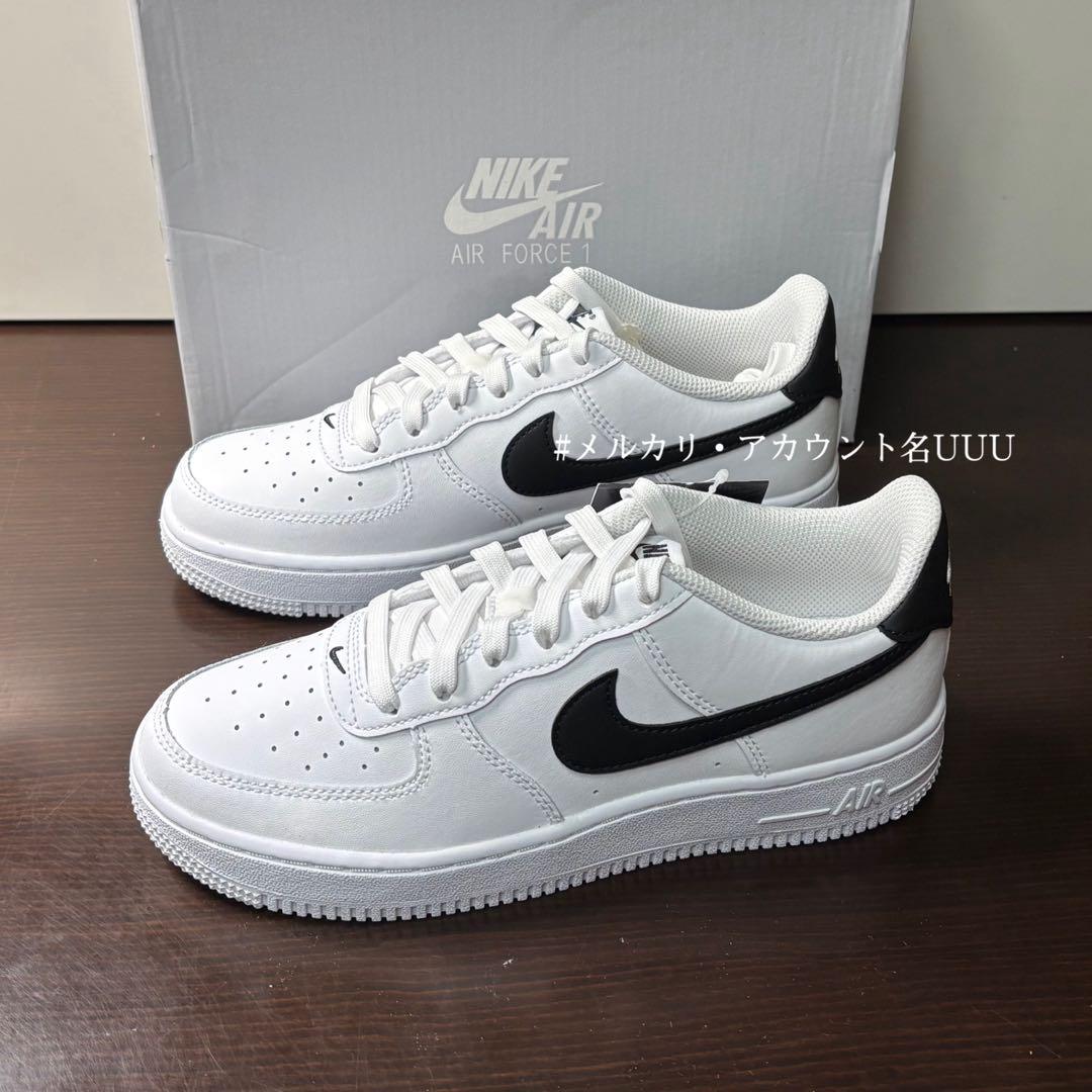 【新品24.5cm】NIKE｜エアフォース１GS｜ホワイト/ブラック