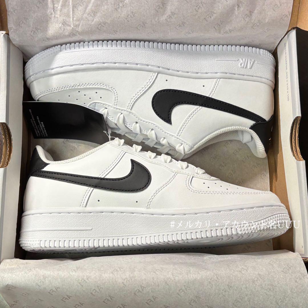 【新品24.5cm】NIKE｜エアフォース１GS｜ホワイト/ブラック