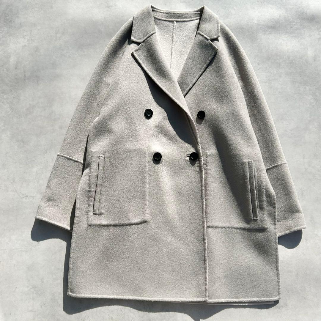 アドーア　２ＴＯＮＥリバーⅡジャケット　ベージュ　リバーコート