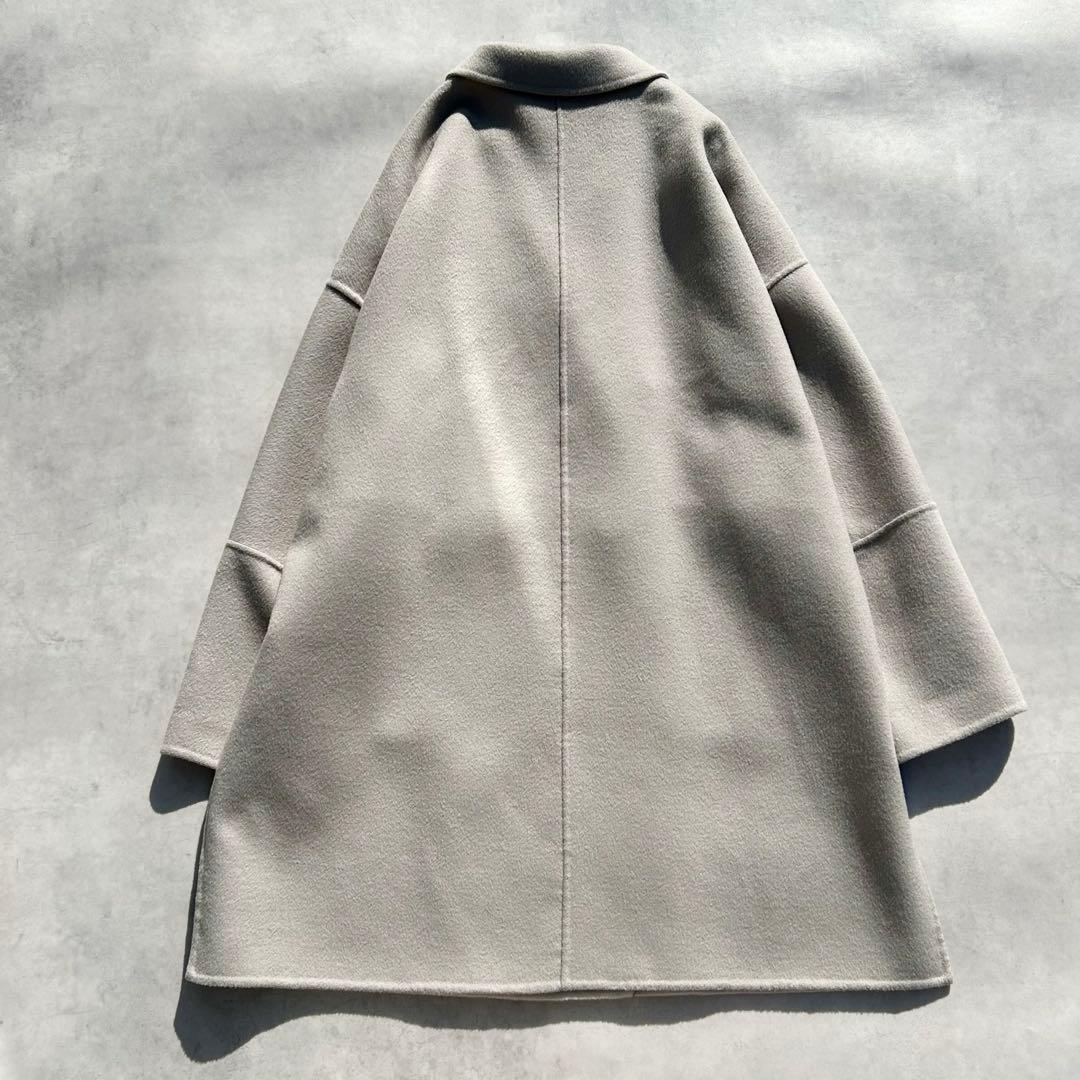 アドーア　２ＴＯＮＥリバーⅡジャケット　ベージュ　リバーコート