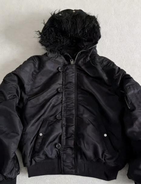 No Faith Studios N2B ファー付き フライトジャケット