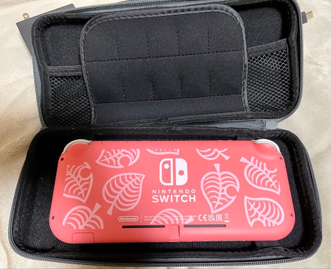 Nintendo Switch Lite しずえアロハ柄 ケース付きどうぶつの森