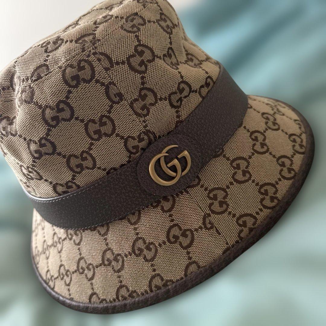 Gucci GGロゴ バケットハット Mサイズ