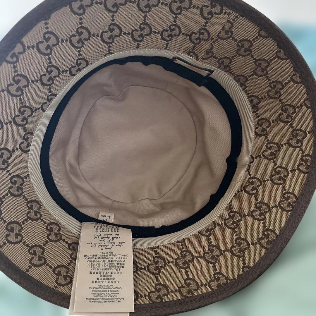 Gucci GGロゴ バケットハット Mサイズ