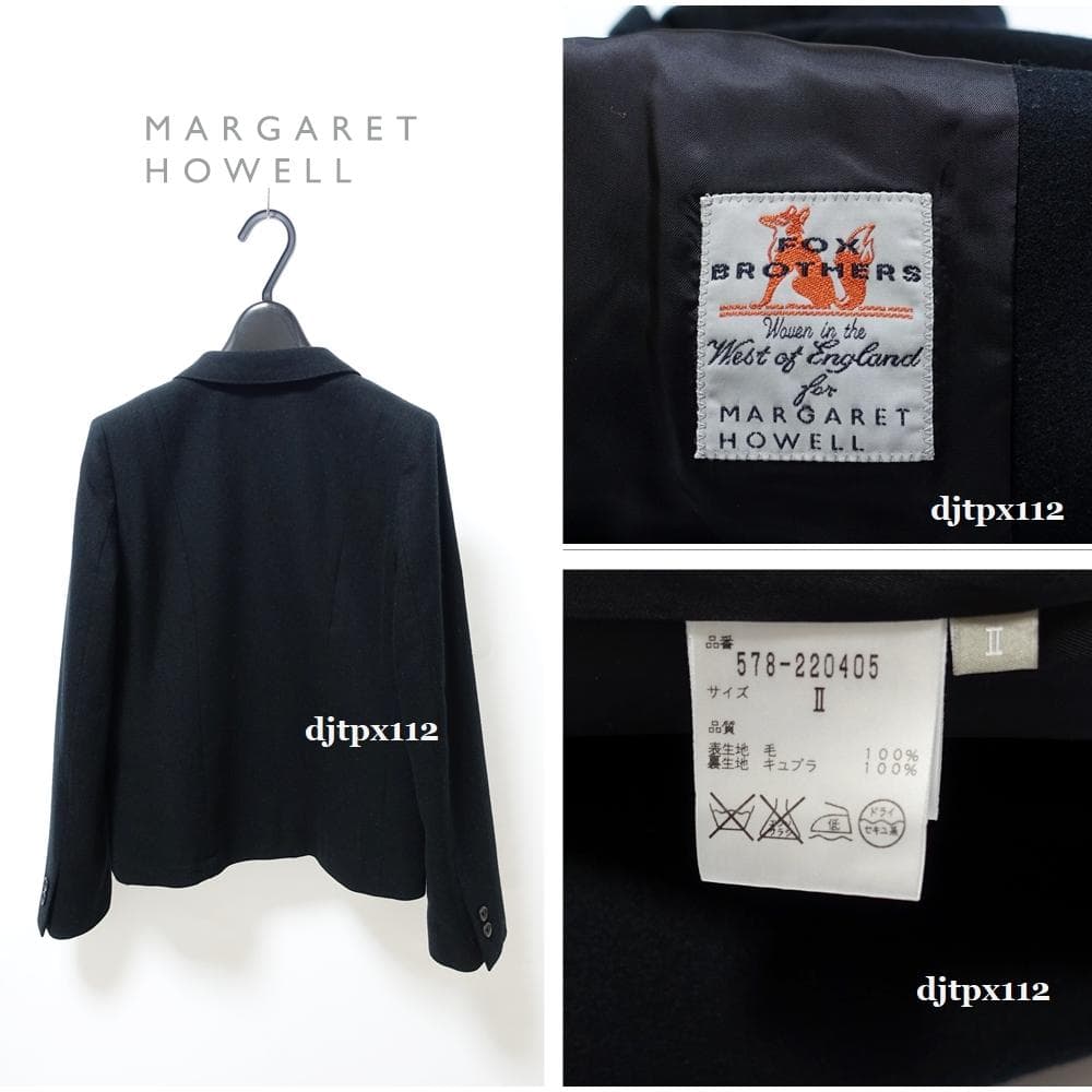 新品同様*マーガレットハウエル×FOX BROTHERS フランネル ジャケット