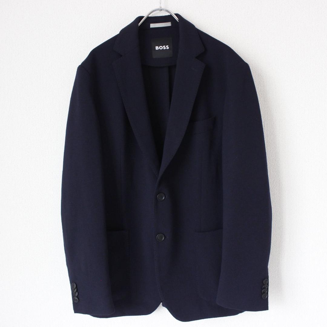 美品 現行 BOSS パフォーマンス ストレッチ ジャージー ジャケット 46