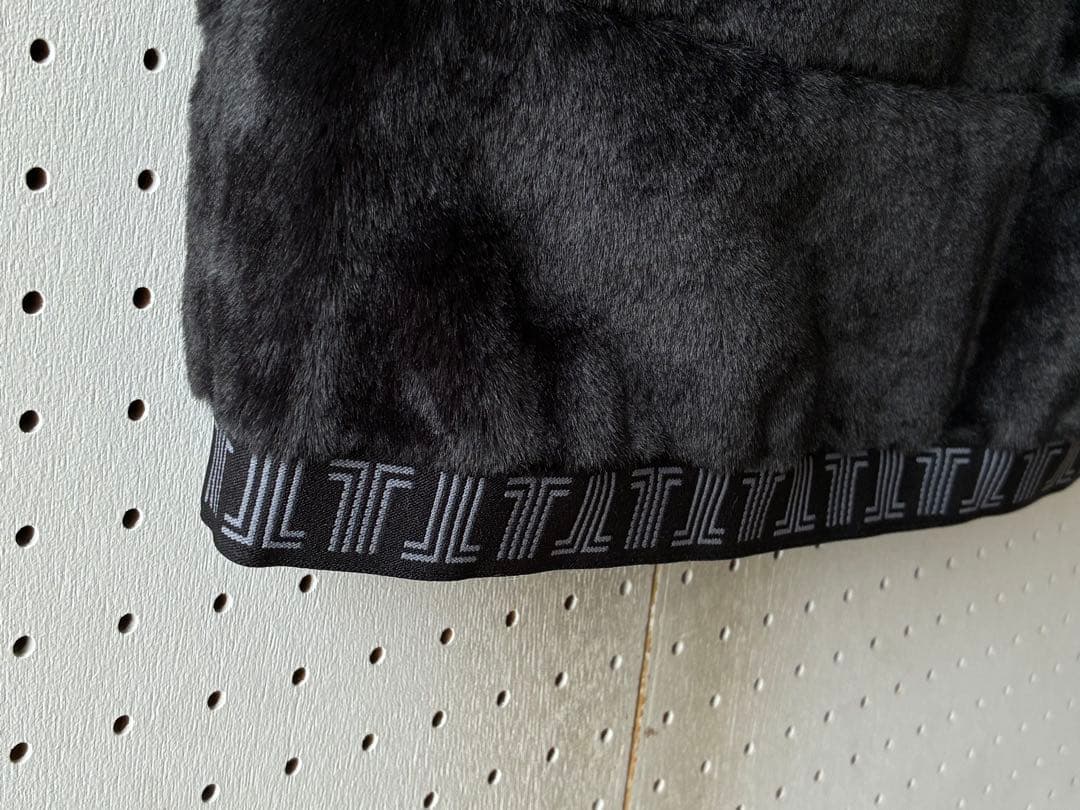 ランバンスポール　ゴルフ用フェイクファーベスト サイズ38 ブラック