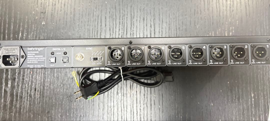 DTM・DAW Behringer ULTRAGAIN DIGITAL ADA8200