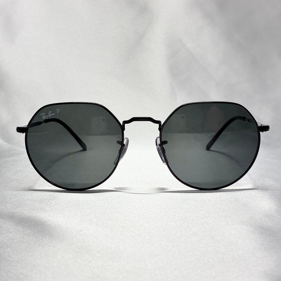 RB3565 JACK 002/48 レイバン 偏光サングラス メタル ブラック