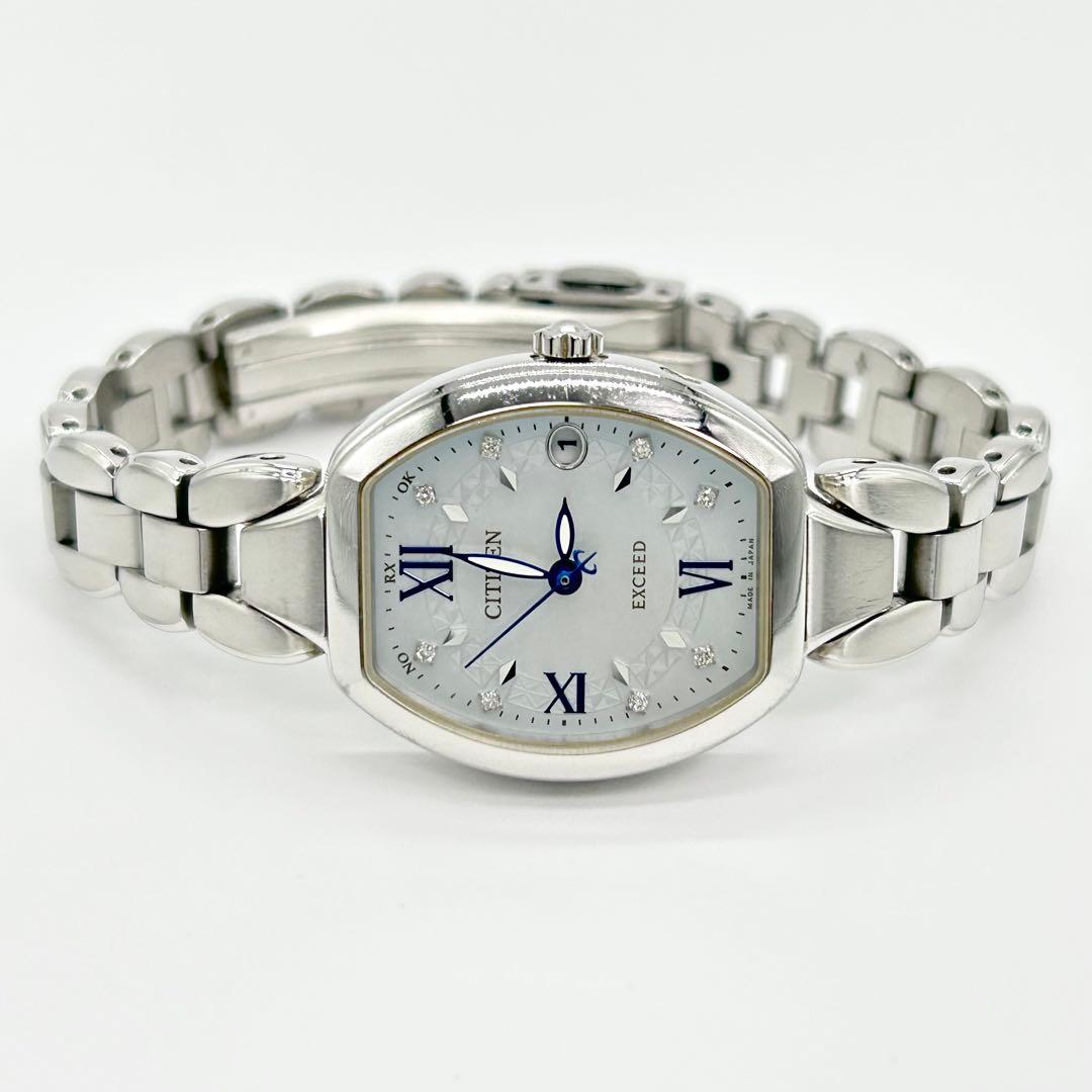 CITIZEN シチズン EXCEED 8Pダイヤ ソーラー電池 腕時計