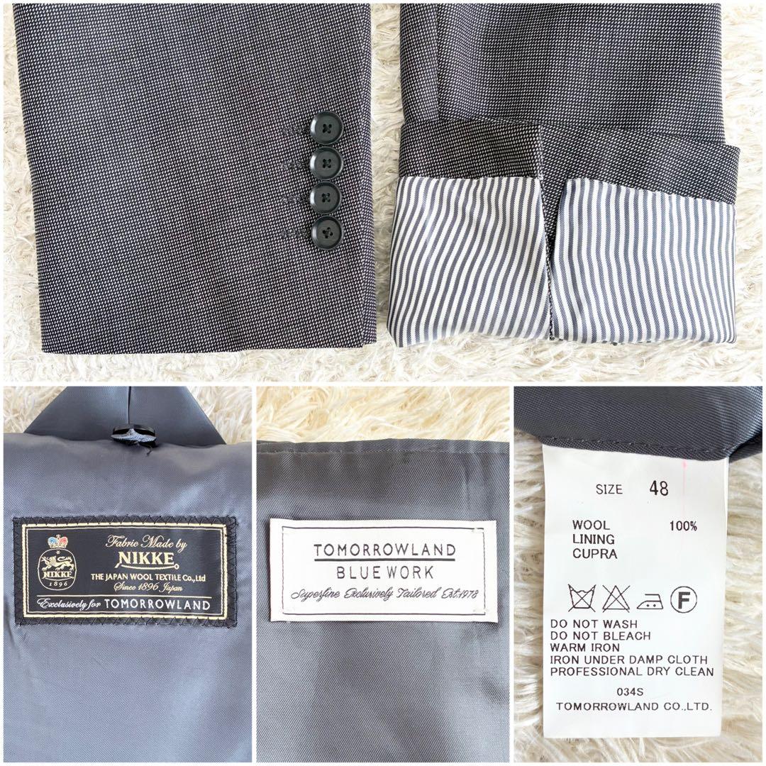 トゥモローランド NIKKE 2Bシングルセットアップスーツ 48 グレー