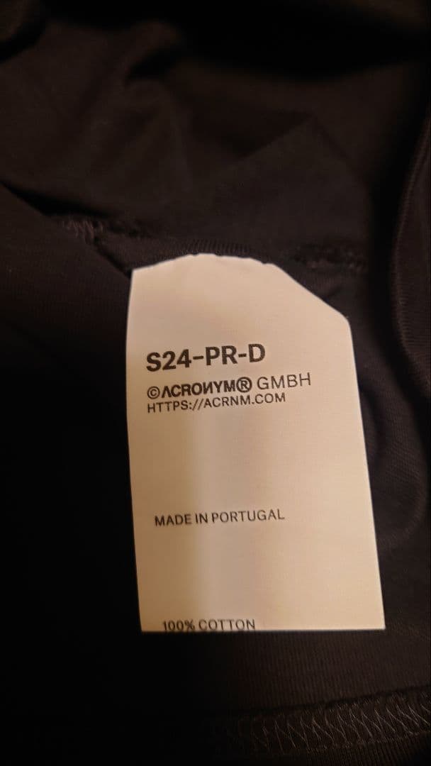 ACRONYM S24-PR-D Tシャツ アクロニウム