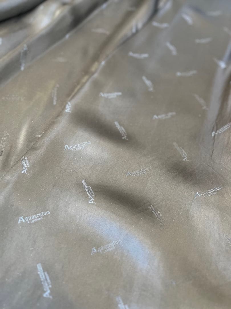 美品　アクアスキュータム　ダブルブレストチェスターコート