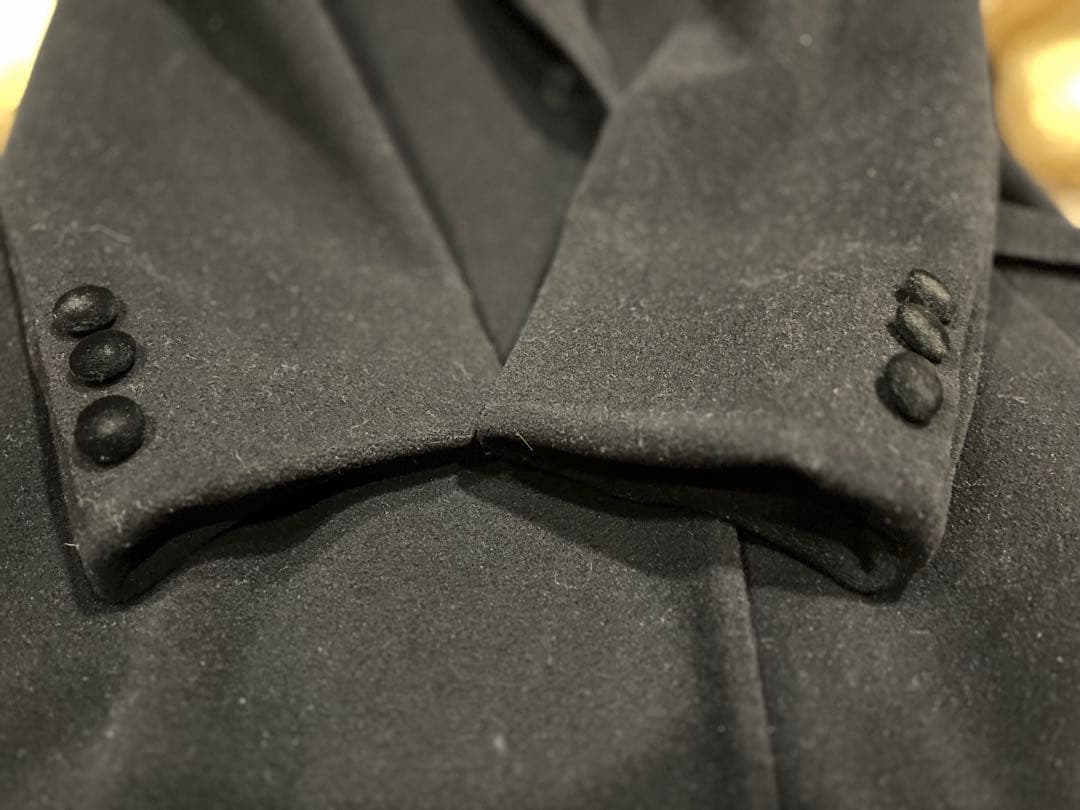 美品　アクアスキュータム　ダブルブレストチェスターコート