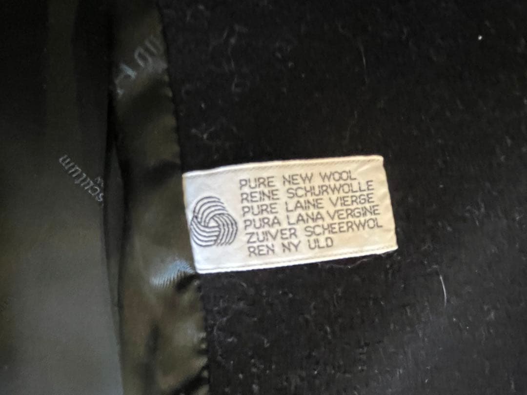 美品　アクアスキュータム　ダブルブレストチェスターコート