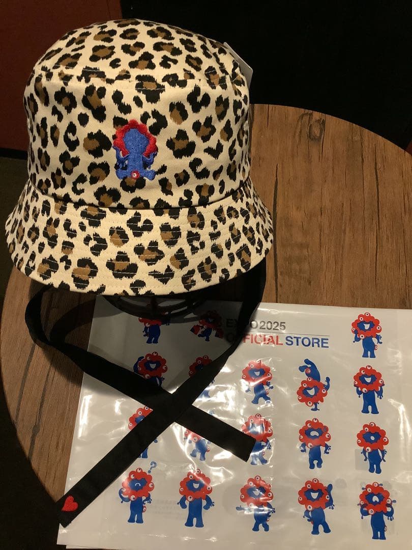 EXPO2025ミャクミャクヒョウ柄 バケットハットセット　公式ライセンス商品