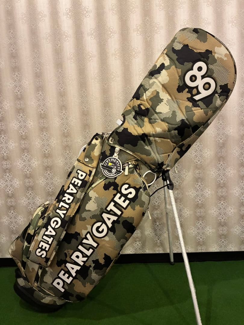 【希少完売済み】パーリーゲイツ カモ キャディバッグ 他ヘッドカバー6点セット