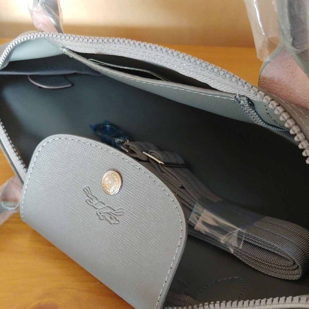 LONGCHAMP プリアージュ ショルダーバッグ M グレー