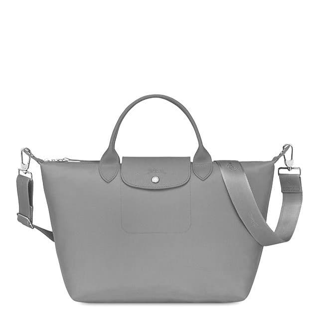 LONGCHAMP プリアージュ ショルダーバッグ M グレー
