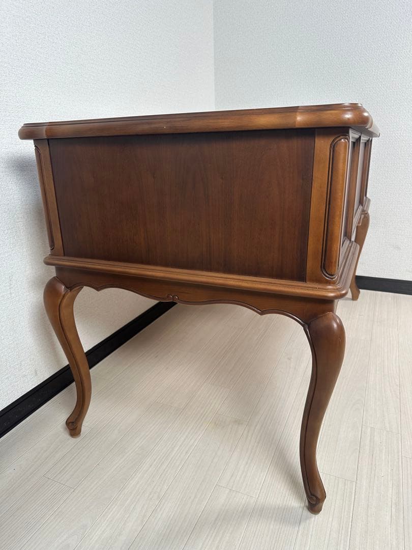 カリモク ネオクラシック デスク 5杯引き出し付き 書斎 学習机※i4※