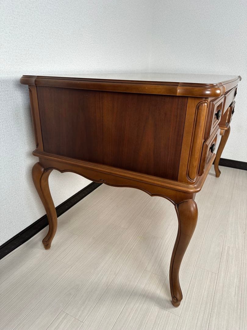 カリモク ネオクラシック デスク 5杯引き出し付き 書斎 学習机※i4※